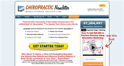 Desktop Screenshot of chiropracticnewsletter.com